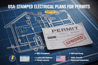usa stamp load calculation electrical permit draw, electrical plan circuit panel
