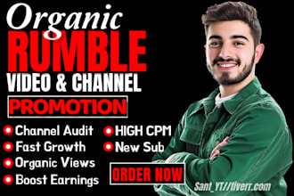 do rumble video promotion for USA rumble views, rumble promotion, rumble SEO