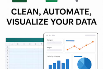 create smart excel, google sheets, and python solutions