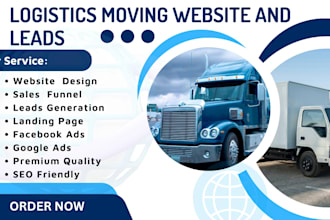 design moving company movers website relocation transportation logistics website