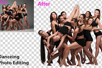 photo edit, remove background from player, dancer and complex images