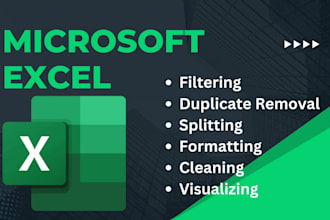 clean, format, merge, and split your excel data