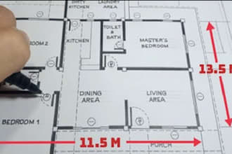 do 2d floor plan, electricity plan, city permit plan, hand drawn in autocad