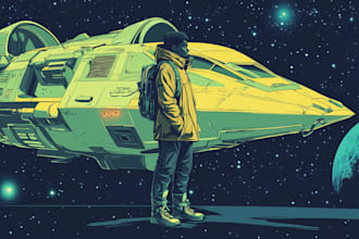 make your star wars sci fi character art