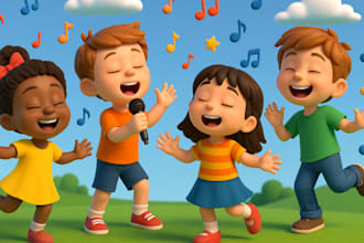 produce kids song nursery rhyme educational song animation song lullaby jingle