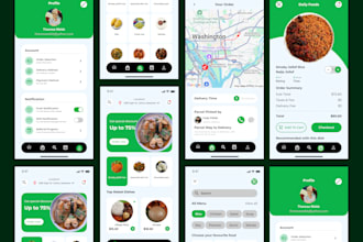 design modern mobile app UI and create a clean and responsive website UI