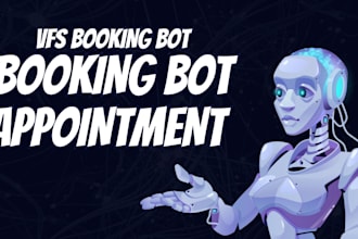 do automated vfs visa appointment booking system inventory system customer bot