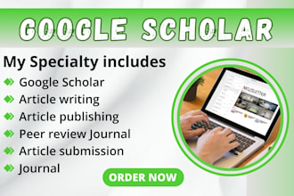 increase citations and h index on google scholar peer review journal