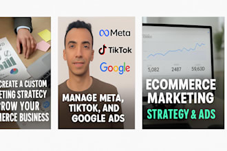 manage meta tiktok and google ads for ecommerce and cod success