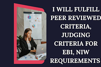 do article peer review criteria, judging criteria for eb1, eb1a niw