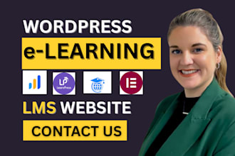 build a wordpress elearning website using learndash as the tutor lms
