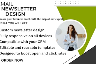 create klaviyo mailchimp beehiv newsletter design email template newsletter