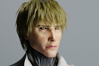 realistic and stylized 3d character designs for your project