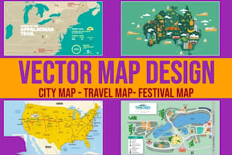 create detailed site plan or map illustration perform google map data scraping