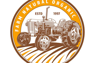 design outstanding tractor logo for your brand