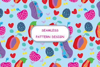 design seamless repeat vector patterns for you