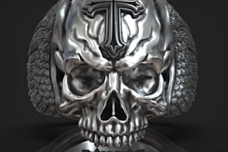 sculpt 3d jewelry model, rings, bracelet, necklace, belt for cnc, 3d printing