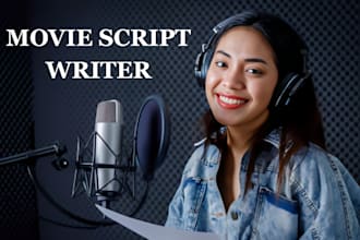 write movie script, screenplay, tv series, film script, pilot, script writing