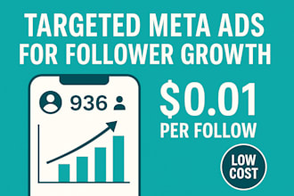 run targeted meta ads to grow your instagram or facebook followers
