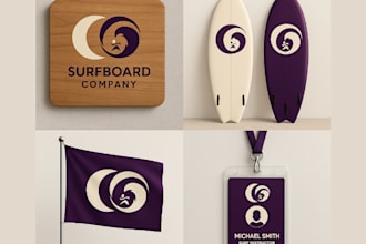 create a minimalistic custom wordmark logo for your brand