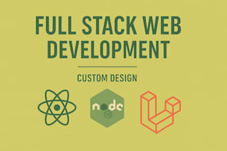 create custom fullstack websites