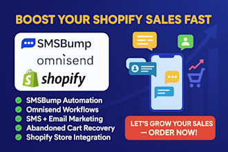 set up smsbump omnisend SMS marketing automation for your shopify store