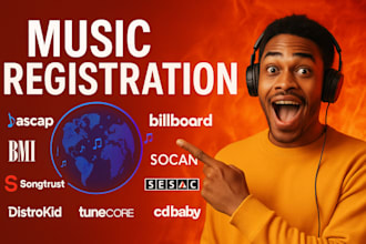 billboard mediabase music registration to bmi sesac prs songtrust for copyright