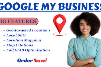 setup google my business profile gmb ranking seo or reinstate for local business