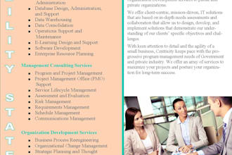 create a dynamic capability statement