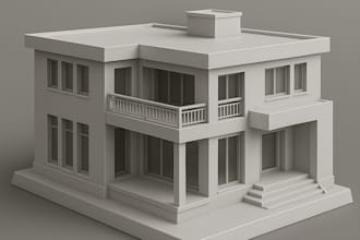 model monument design 3d monument mansion 3d miniature building for 3d printing