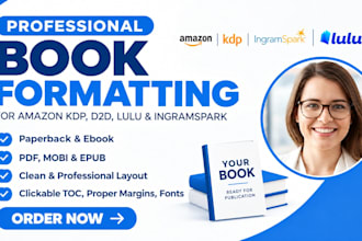 reformat your ebook properly for publishing