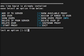 configure a secure squid setup with ipv4 management
