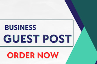 do high quality guest post high da and index backlinks