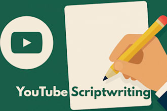 write video scripts as a youtube scriptwriter