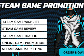 promote your steam game and boost wishlists visibity steam game marketing steam