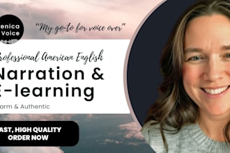 be the confident, engaging voice for narration or elearning