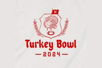 design flag turkey bowl highlands logo