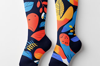 do creative sublimation socks design for your brand