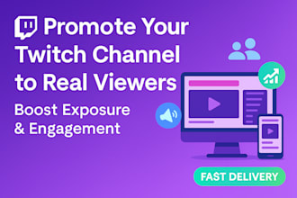 promote your twitch channel to real viewers boost exposure engagement
