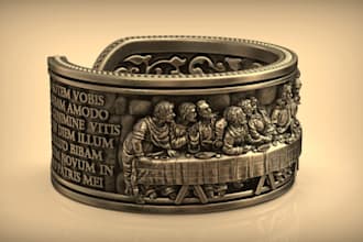 sculpt 3d coin model 3d bas relief cnc design 3d pendant engraving for printing