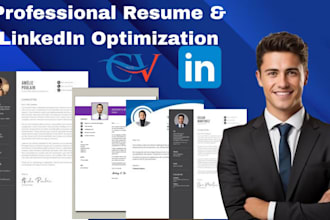 craft professional USA UK resume cv cover letter optimize linkedin profile