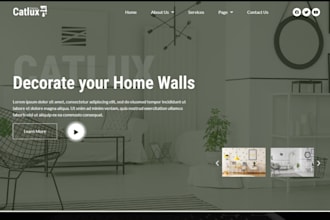 design profitable home decor shopify store furniture store home decor website