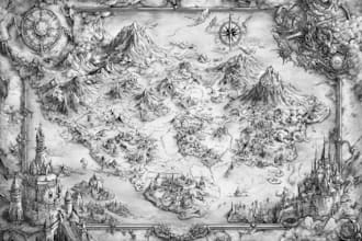 create maps for your fantasy game, book and projects