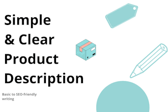 write clear and simple product descriptions that sell