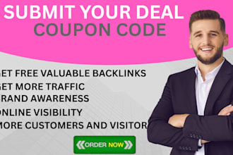 submit your coupon code to 160 coupon submission website