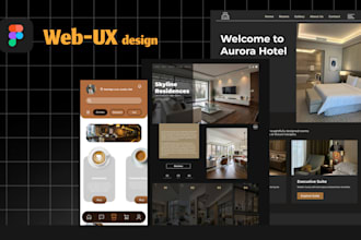 design a clean and responsive website UI in figma