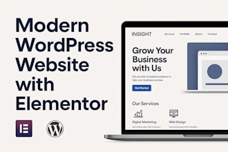 create a stunning wordpress site with elementor