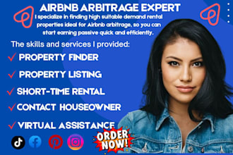 find profitable airbnb arbitrage and short term rentals in USA , UK