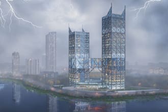 make architectural visual render