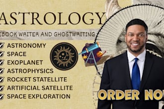 researched and write astronomy, astrology, neuroscience ebook, article, report